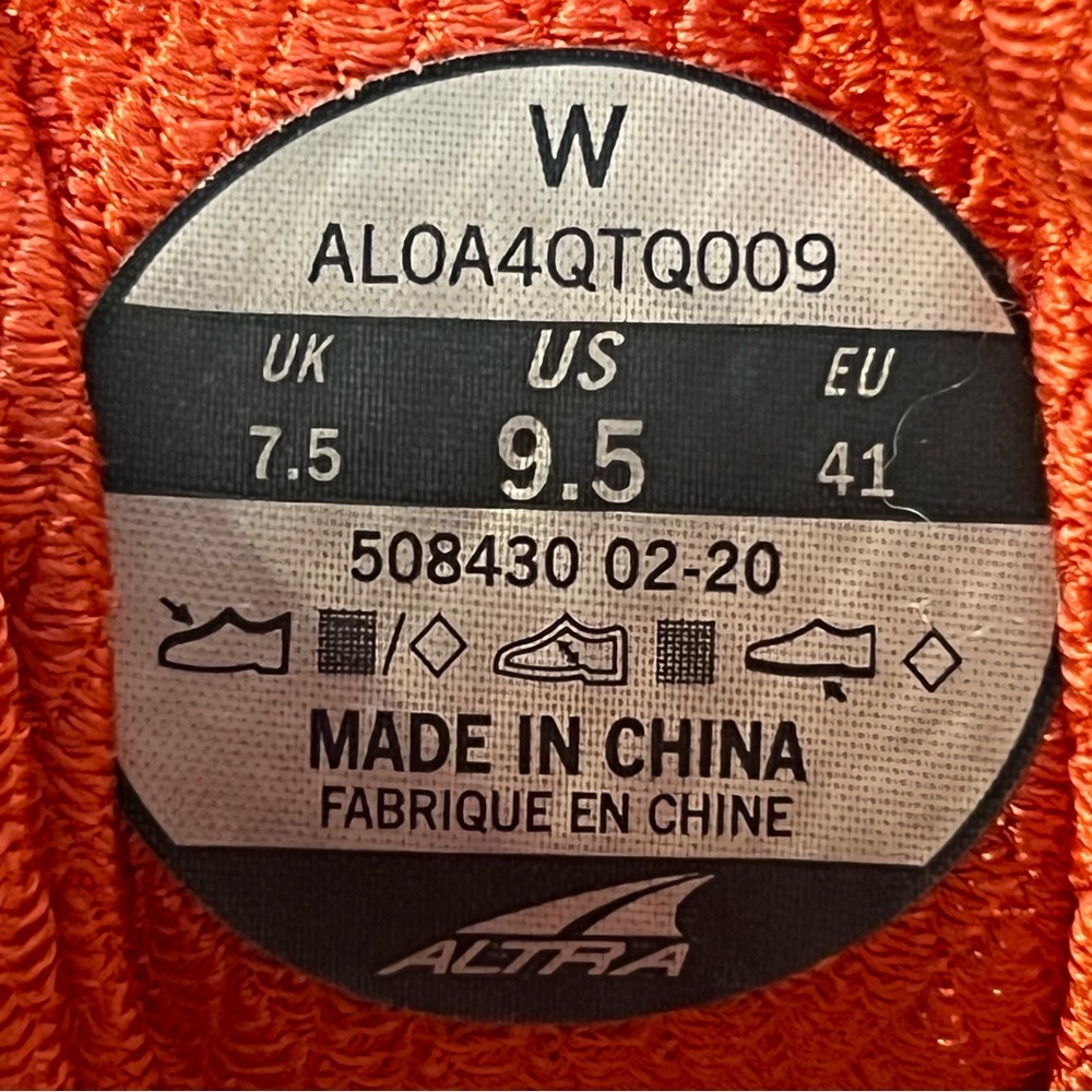 Womens ALTRA Provision 4 Black Running Shoes / Size 9.5 - Picture 8 of 9